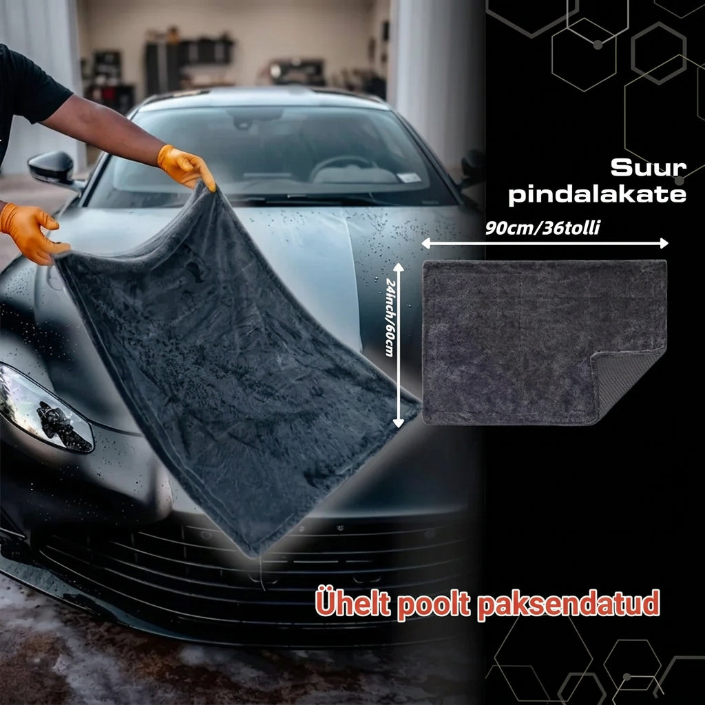 Mikrokiust auto kuivatusrätik