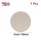 Rafford 75-180mm Wool Felt Polishing Pad for M10M14 Drill Angle Grinder Glass Stainless Steel Metal Scratch Repair Buffing Wheel