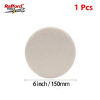 Rafford 75-180mm Wool Felt Polishing Pad for M10M14 Drill Angle Grinder Glass Stainless Steel Metal Scratch Repair Buffing Wheel